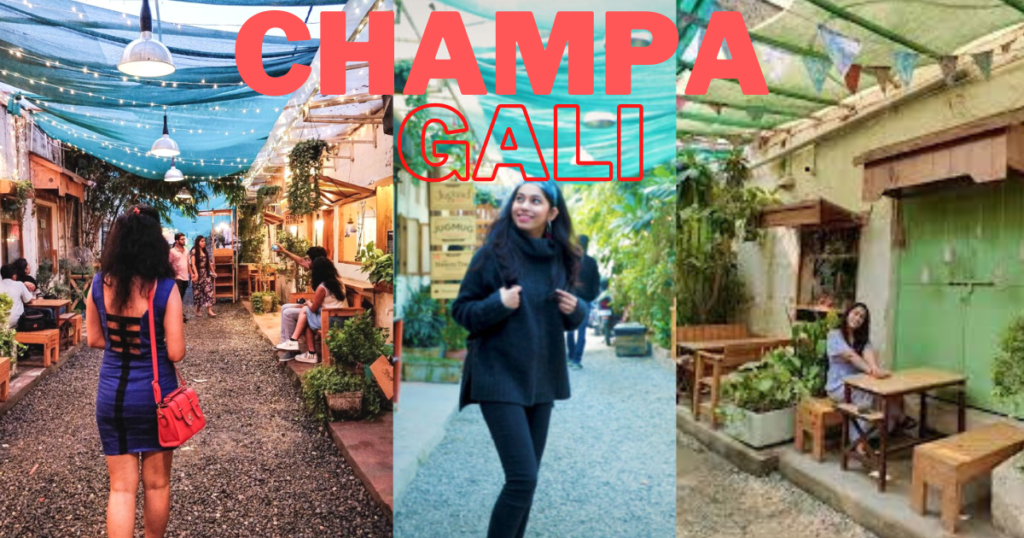 Champa Gali Cafes, Address, Reach, Nearest Metro Station