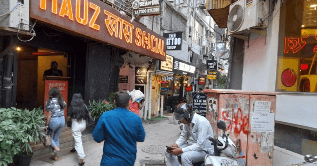 Hauz Khas Village Walk History Cafes Nightlife Nearest Metro