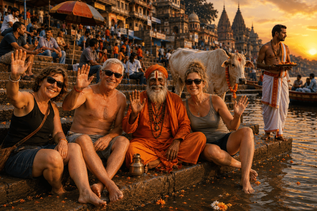 Varanasi Tour Guide and Sadhu: From the Golden Triangle to the Spiritual Heart of India