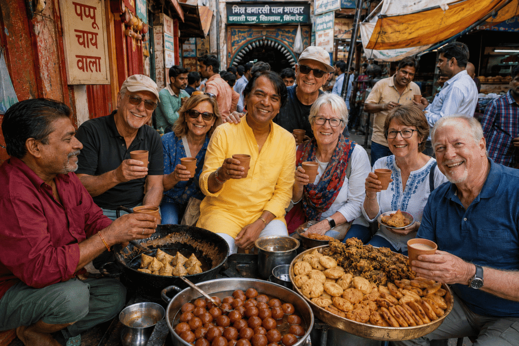 Street food at Varanasi Tour: A Fascinating Golden Triangle Journey with a Private Guide