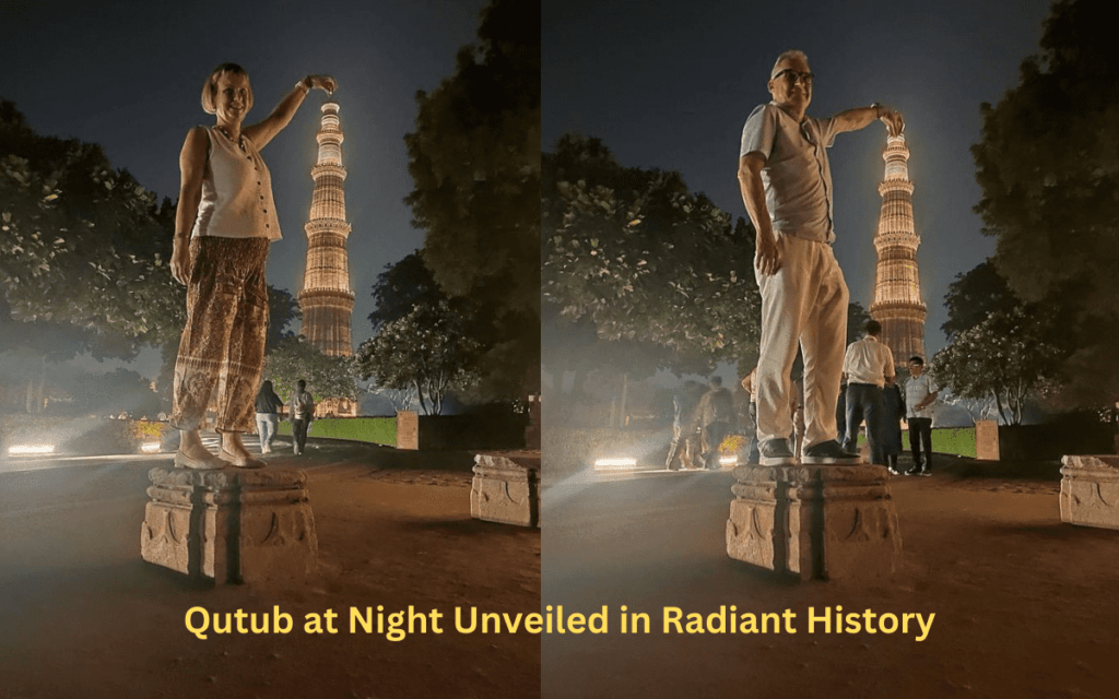Qutub Minar at Night Light & Sound Show
