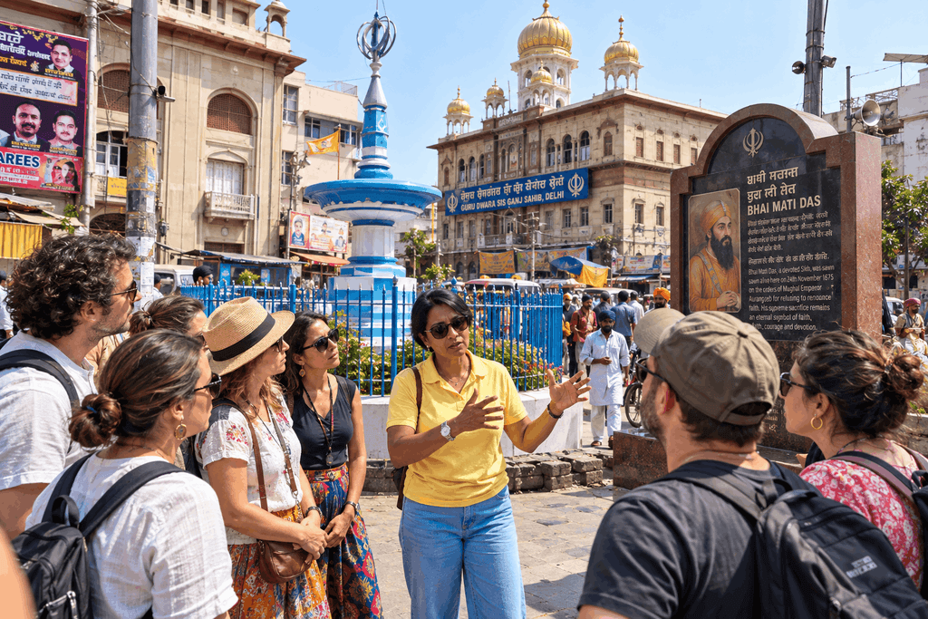 Gurdwara Sis Ganj Sahib – A Historic Sacred Site on the Old Delhi Heritage Walk