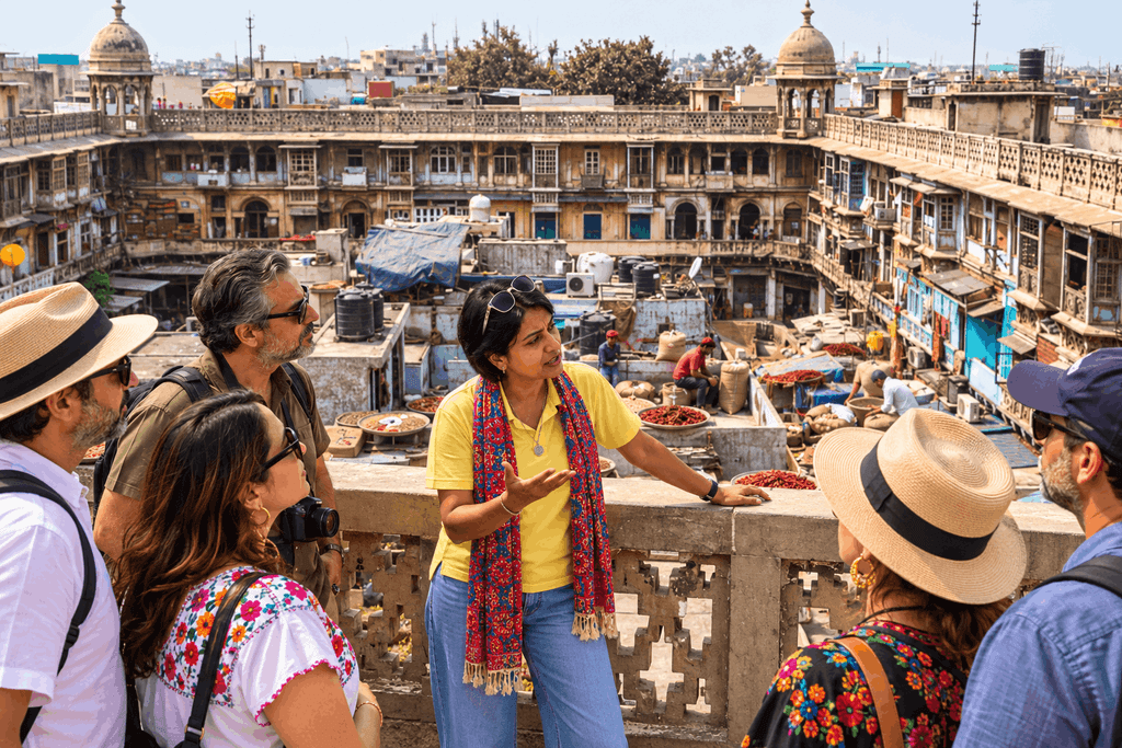 Zeenat Begum Old Delhi at spice market A Royal Journey Through Shahjahanabad
