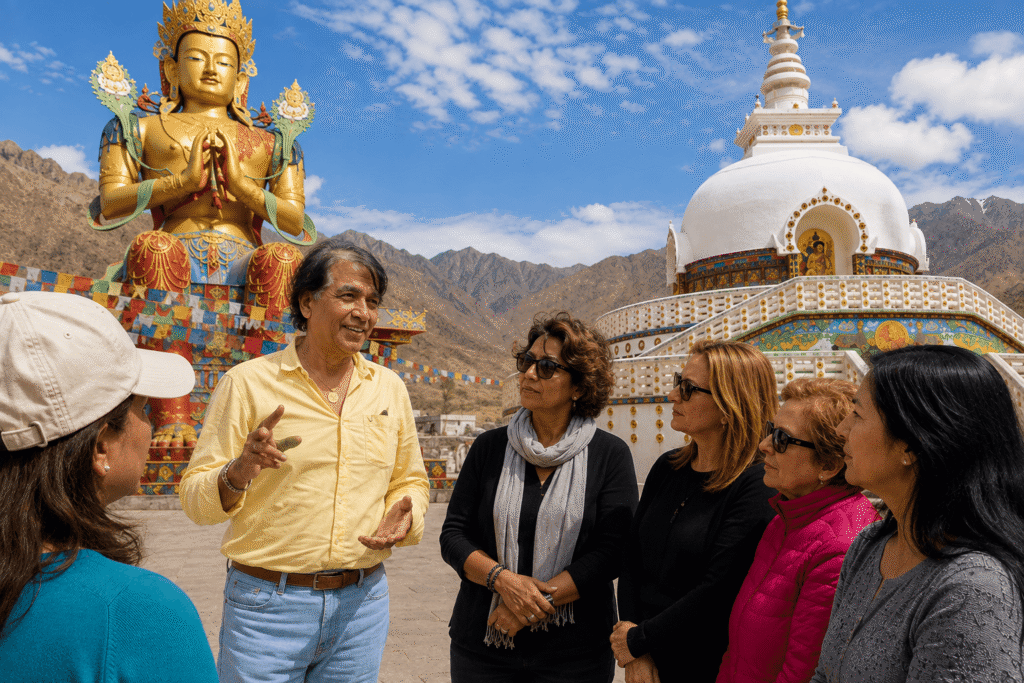 Delhi to Leh Ladakh: Golden Triangle Tour with Guide