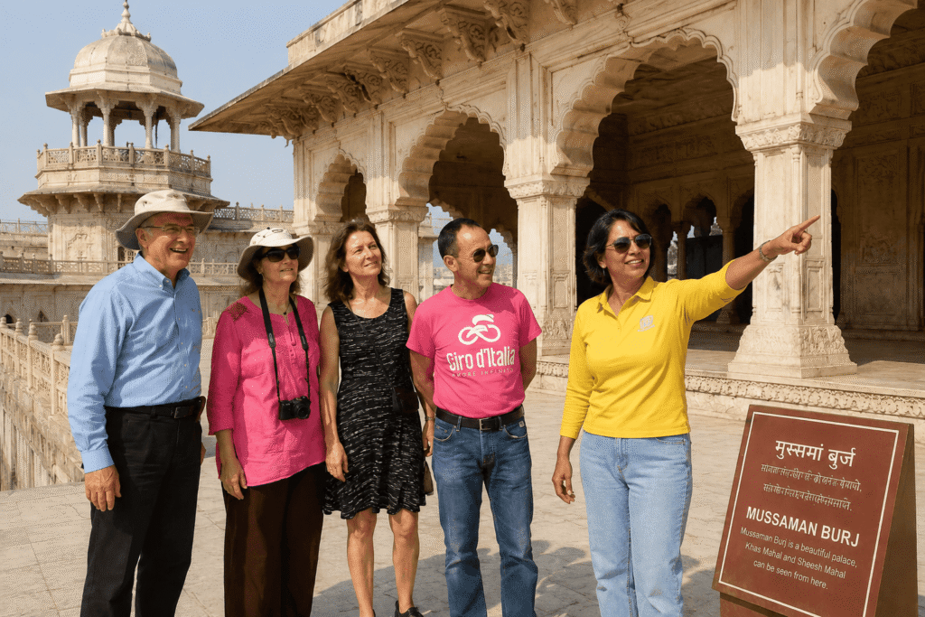 Agra Fort Tour: Discover the Mughal Palace on a Delhi to Taj Mahal Private Tour with Licensed Tour Guide 