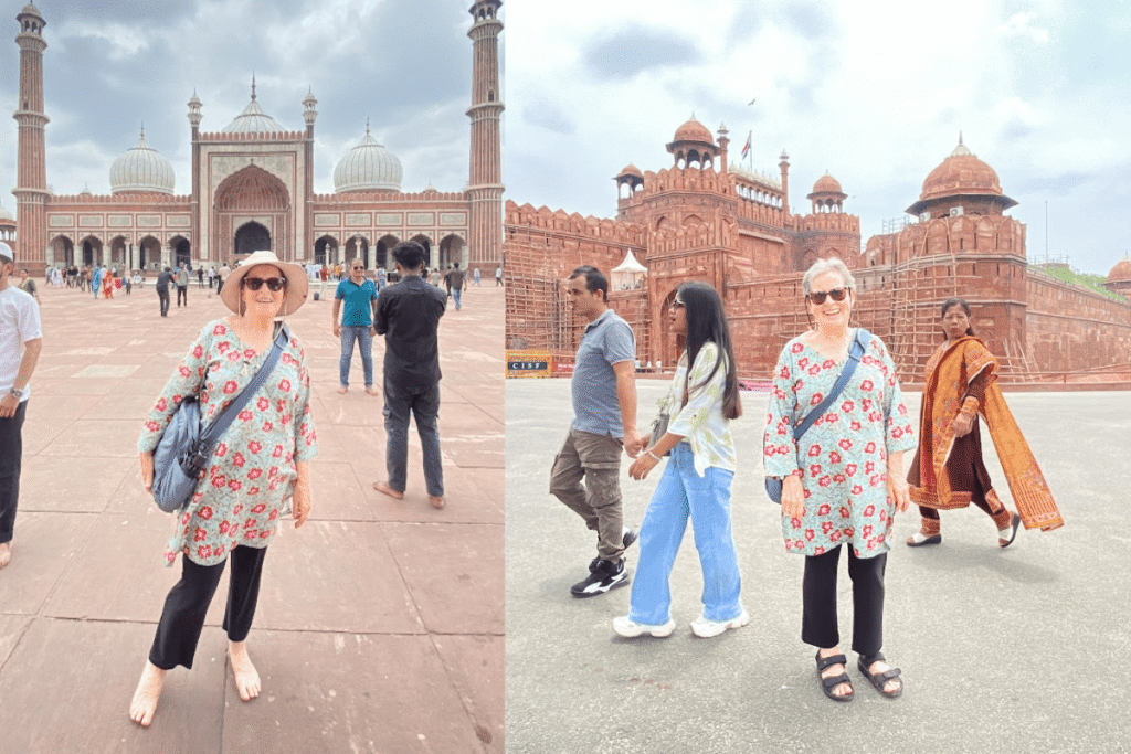 Explore Old Delhi Heritage Walk with a local guide. Visit Red Fort, Jama Masjid, Chandni Chowk & Khari Baoli spice market. Book now!