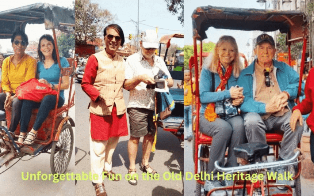 Explore Old Delhi Heritage Walk with a local guide. Visit Red Fort, Jama Masjid, Chandni Chowk & Khari Baoli spice market. Book now!