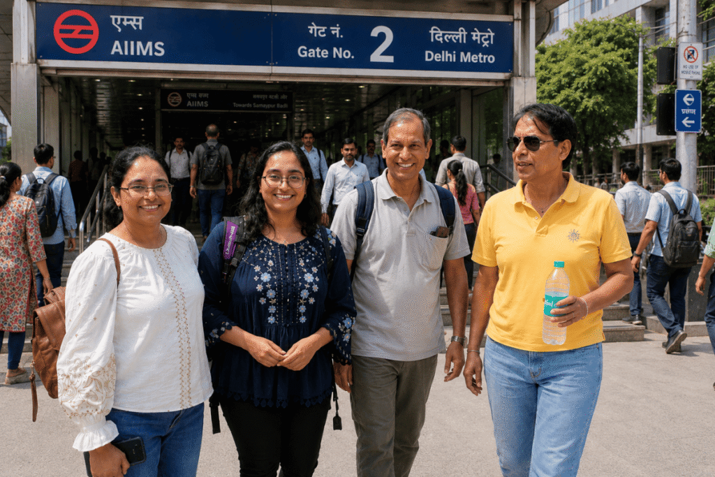 AIIMS Delhi Guide – Medical Tourism Guide in Delhi For Health Services. nearest metro station is AIIMS on Yellow Line