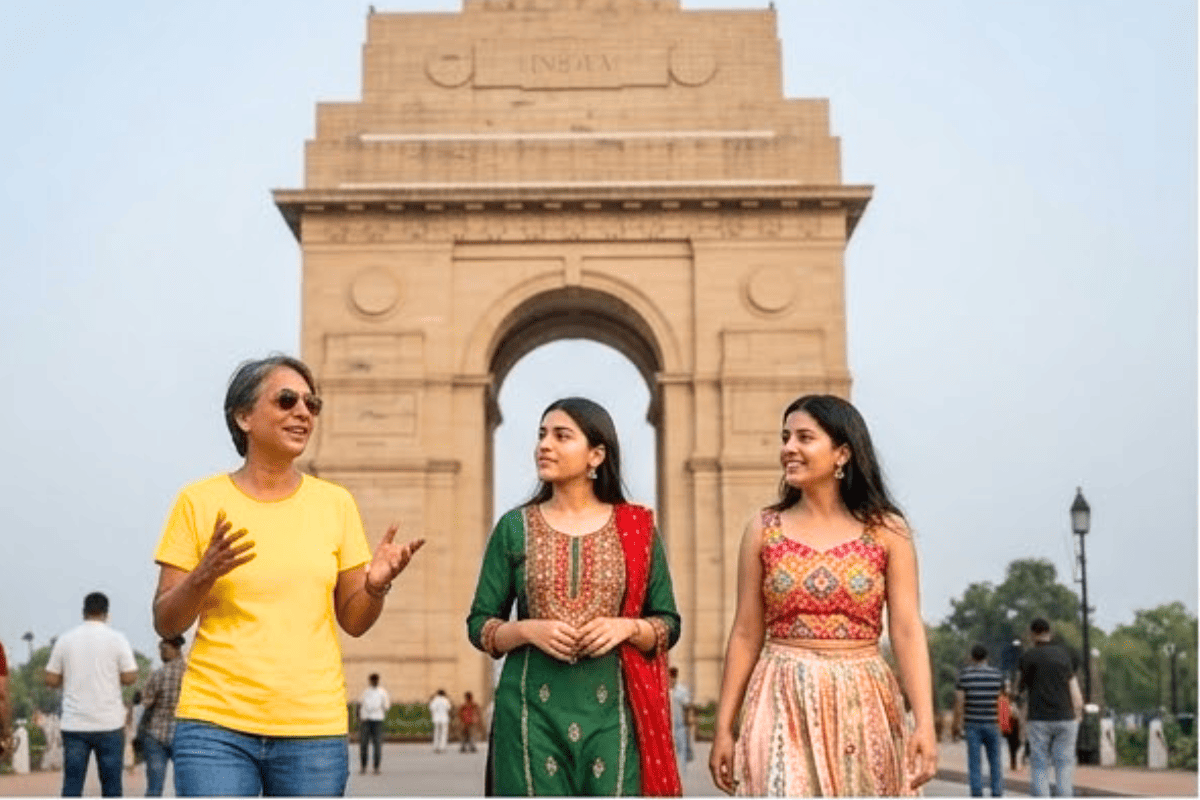 A peaceful evening at India Gate Delhi, where history meets emotions and unforgettable moments are created.