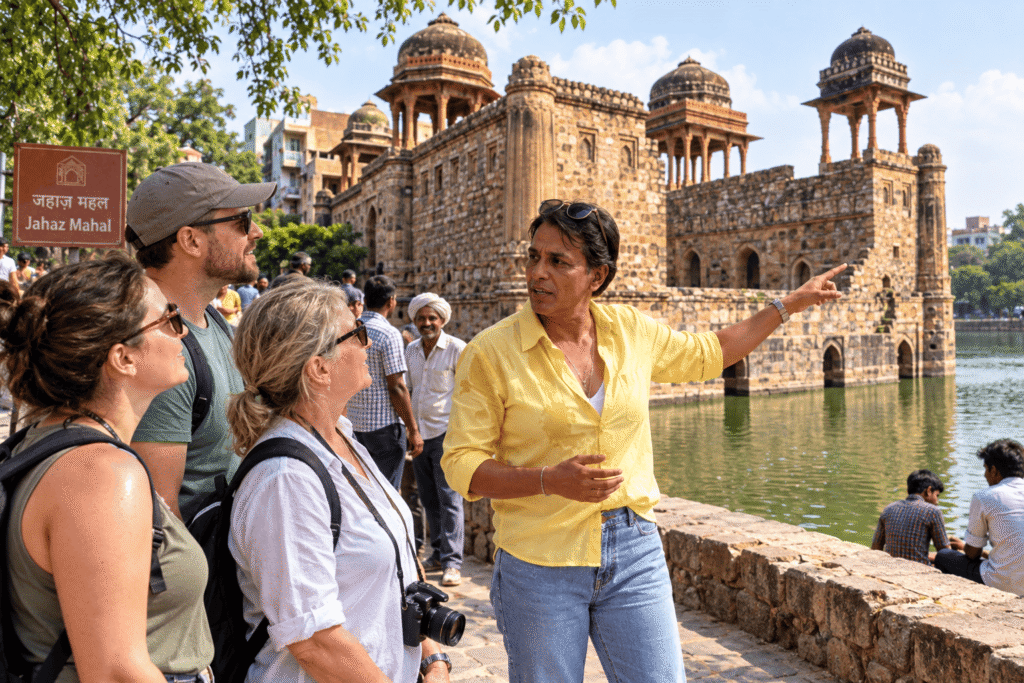 Mehrauli Archeological Park Walk with Tour Guide – Ticket Jahaz Mahal
