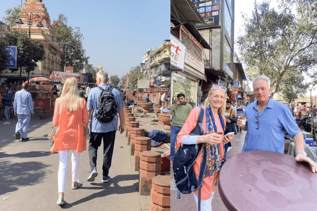 Delhi tour guide at Old Delhi Heritage Walk