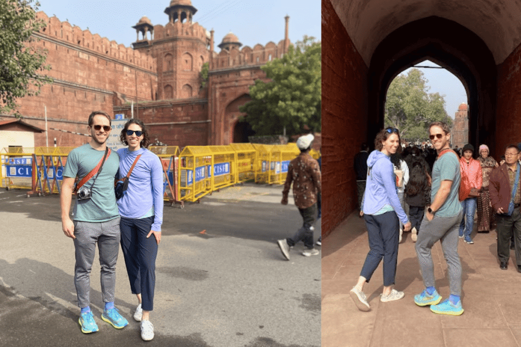 Delhi tour guide at Red Fort in Old Delhi