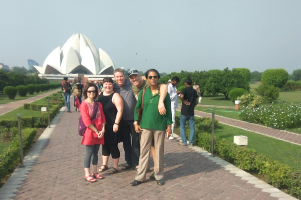 Meditation at Bhai's House of Worship with Lotus Temple Tour Guide