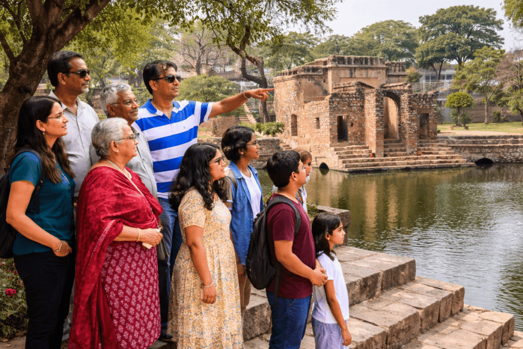 Mehrauli Archeological Park Walk with Delhi Tour Guide – Best Heritage Walk Near Qutub Minar