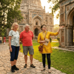 Lodhi Garden Heritage Walk with a Storyteller – A Tale of Tombs and Trees Delhi tour guide was so friendly we really enjoy Lodhi garden