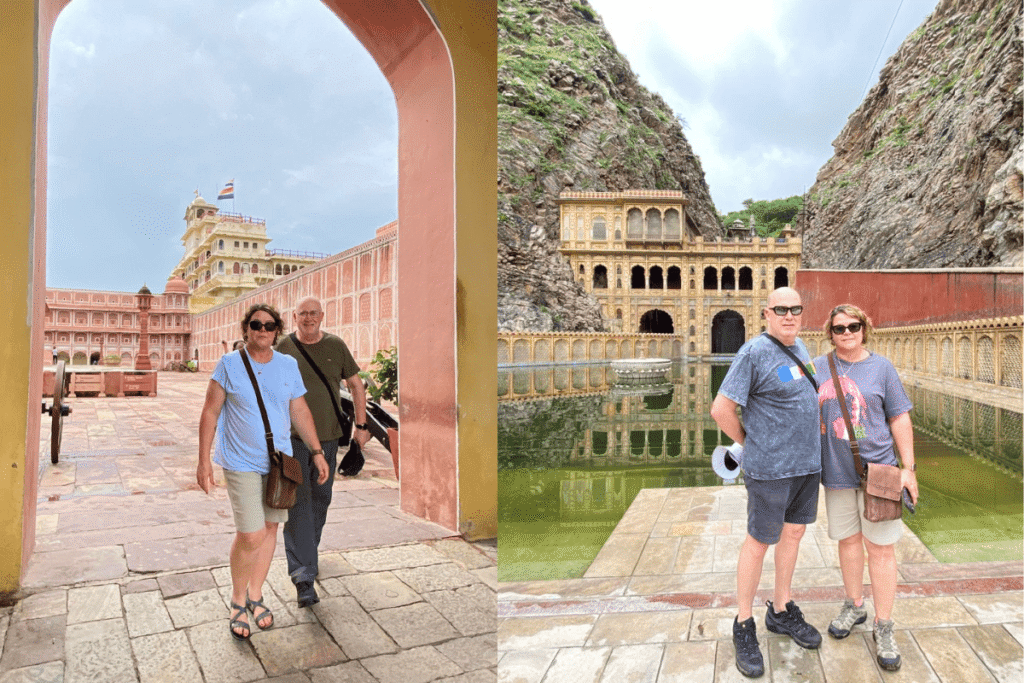 Golden Triangle Tour India – Delhi Agra Jaipur with Private Tour Guide, Jaipur a pink city is very touristic having a tour guide Harry with us made all easy tours