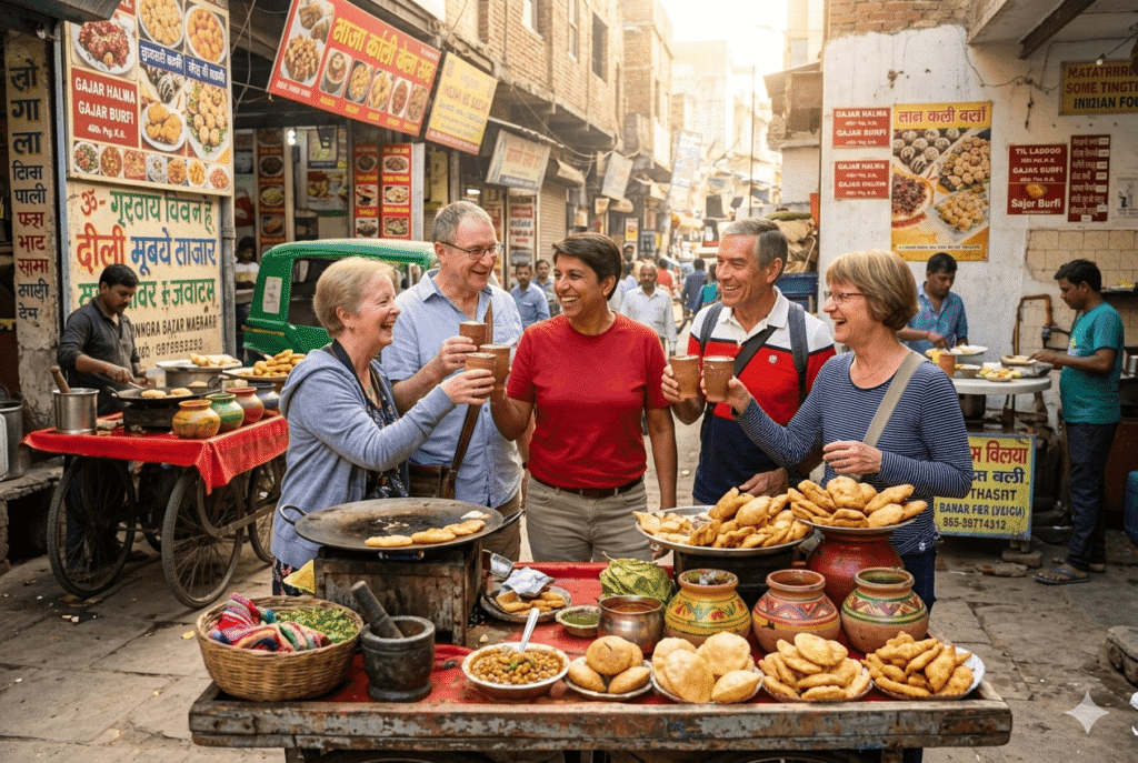 Go With Harry – Explore Delhi, Agra & Jaipur with a Trusted Delhi Tour Guide, I booked Delhi Food Tour with Harry, we four of us have a wonderful city Experience  in new and Old Delhi tasting Delhi's popular dishes. Our Guide knows where to go 