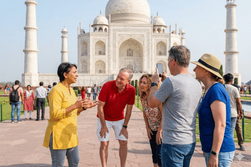 Taj Mahal with Private Tour Guide India — where marble, moonlight, and romance become unforgettable memories.