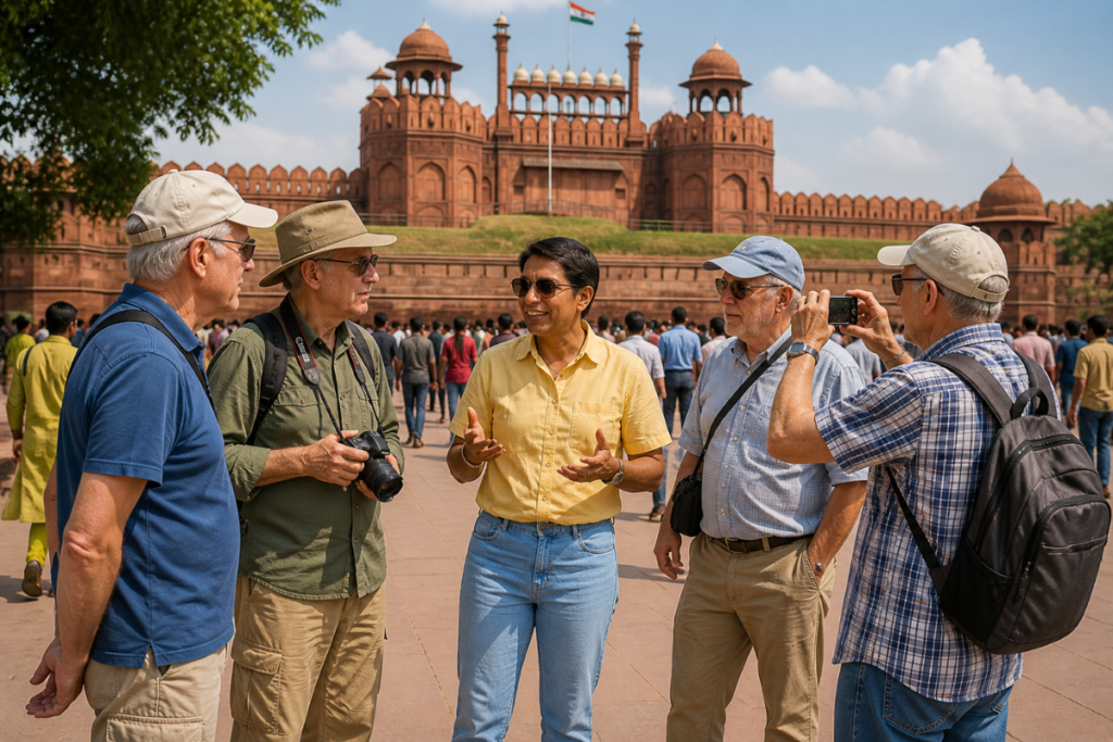 Explore Delhi, Agra & Jaipur with a Best Delhi Tour Guide we go whith Harry we got reference from our friends and we really enjoyed Red fort story as it is real