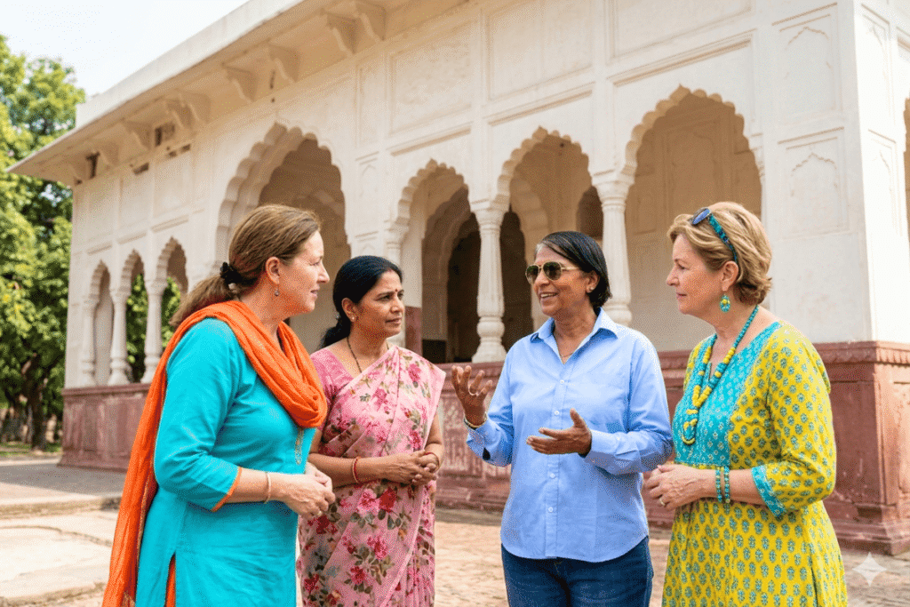 Sheesh Mahal Shalimar Bagh Walk with a Storyteller - Nearest Metro, Harry our story teller tells the best of Mughal history from Babur to Bahadur shah zafar very interesting Heritage walk in Delhi