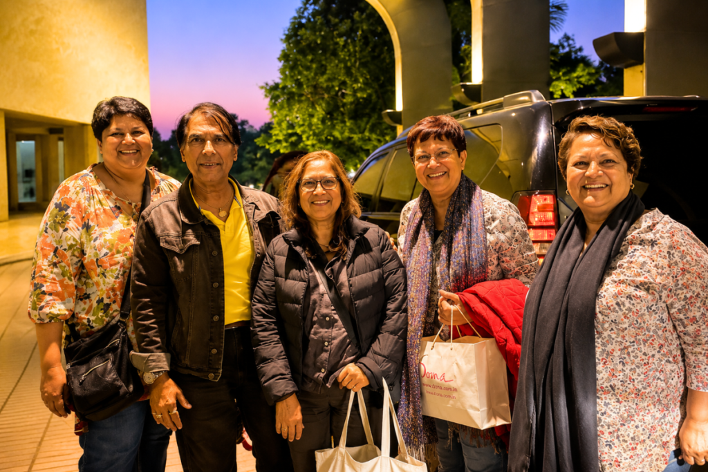 Foreign tourists having a heritage walk experience in Delhi with their India travel companion