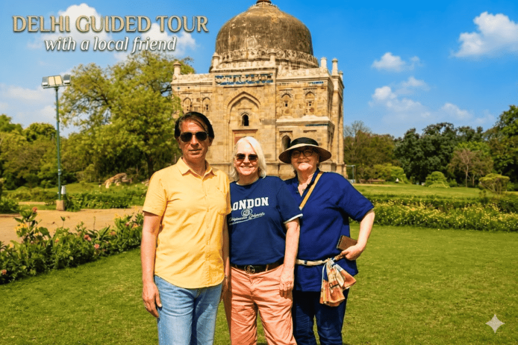 Delhi Guided Tour: A Real Story of Exploring the Capital with a Local Friend at Lodhi garden walk with nature and Stories