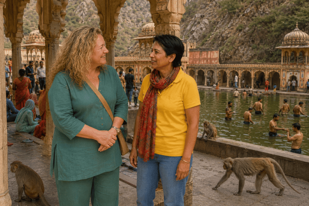 Galta Ji Monkey Temple – Where Monkeys, Monks, and Legends Meet Tour Guide in Jaipur: A Romantic Journey on the Golden Triangle Tour India