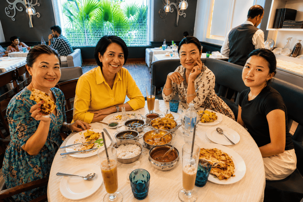 Go with Harry Team | The People Behind Your Delhi Journey 5 Harry at Lazeez Affaire restaurant in Delhi, a trusted fine dining partner for Go with Harry private tours.