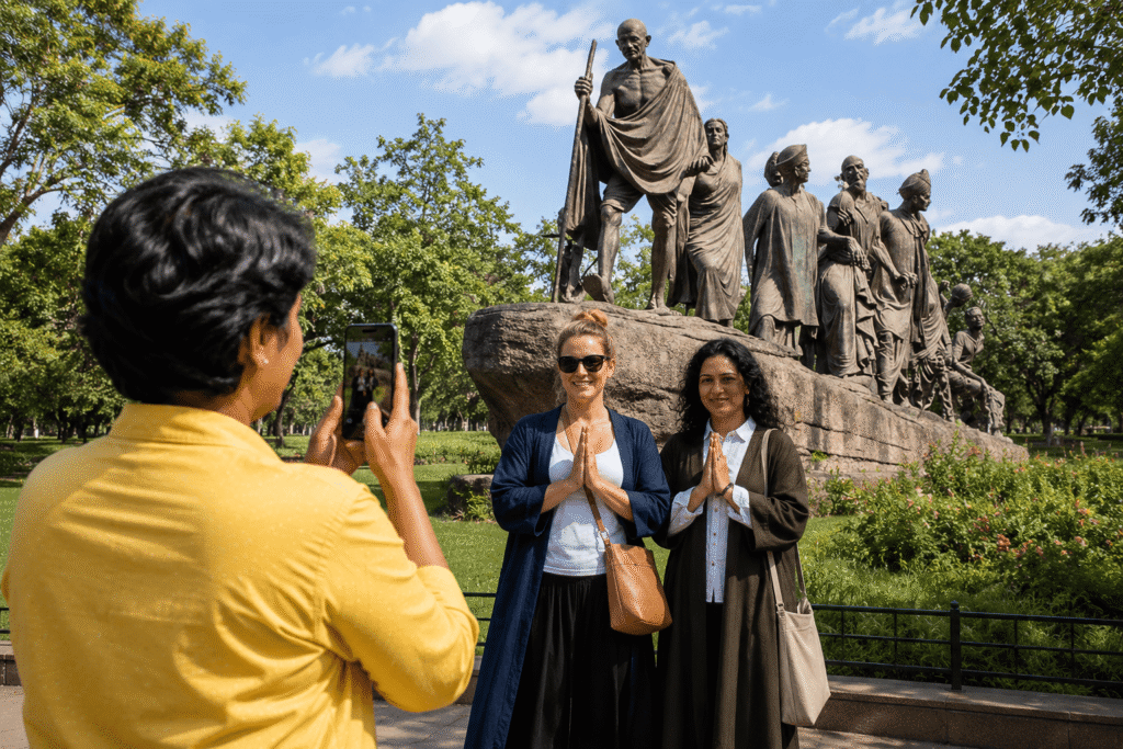 Gurgaon to Delhi Tour with Guide: Real India Feeling at Mahatma Gandhi House
