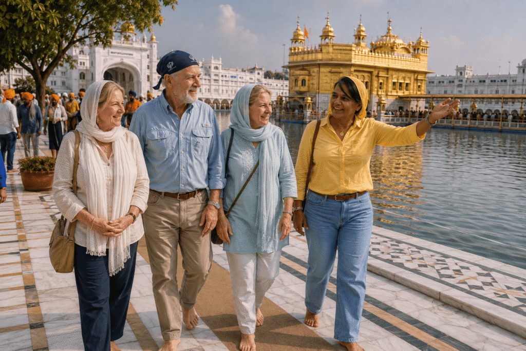 India Tour Companion Amrit sar Golden Temple– Explore India with Go With Harry