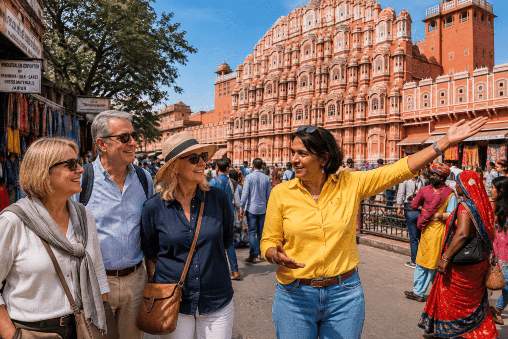 India Tour Companion Hawa Mahal Bazaar – Explore India with Go With Harry