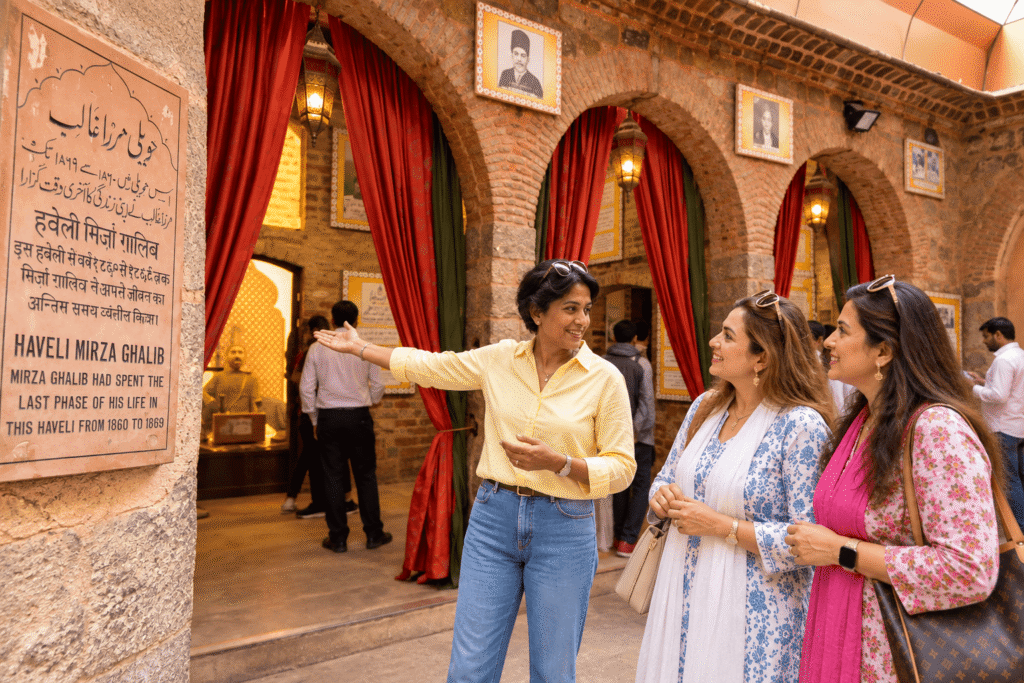 Old Delhi Havelis Tour with Harry – Stories Behind the Hidden Doors
at Mirza Ghalib ki Haveli